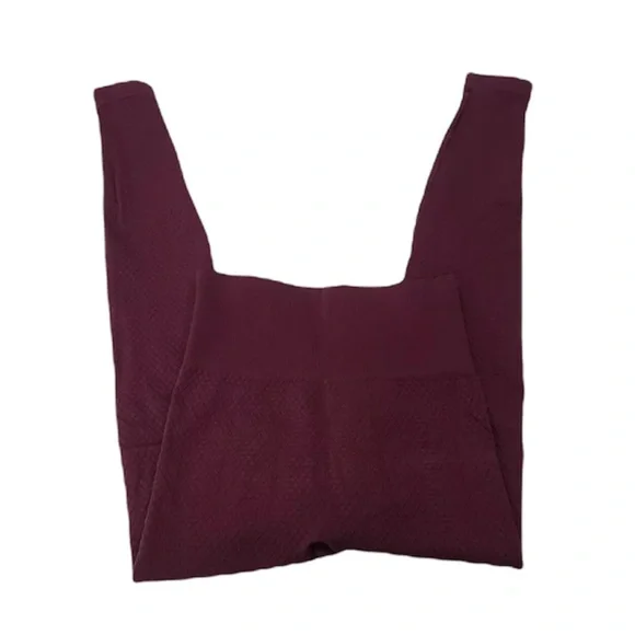 Balance Athletica Seamless Legging Amethyst Quartz Maroon Diamond Textur… - Picture 2 of 12